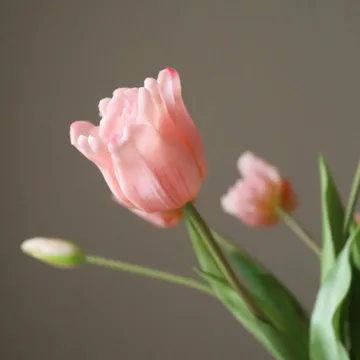 Bukiet sztucznych tulipanów Triumph - Jasnoróżowy, 10 szt. - Botané