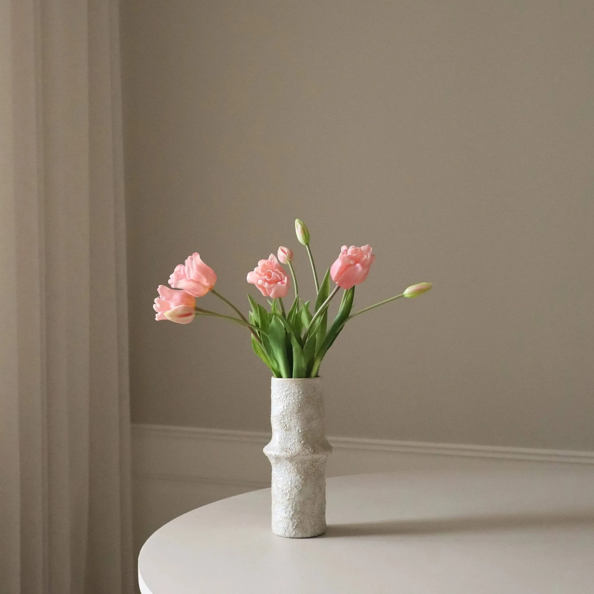 Bukiet sztucznych tulipanów Triumph, Jasnoróżowy, 10 szt. Botané