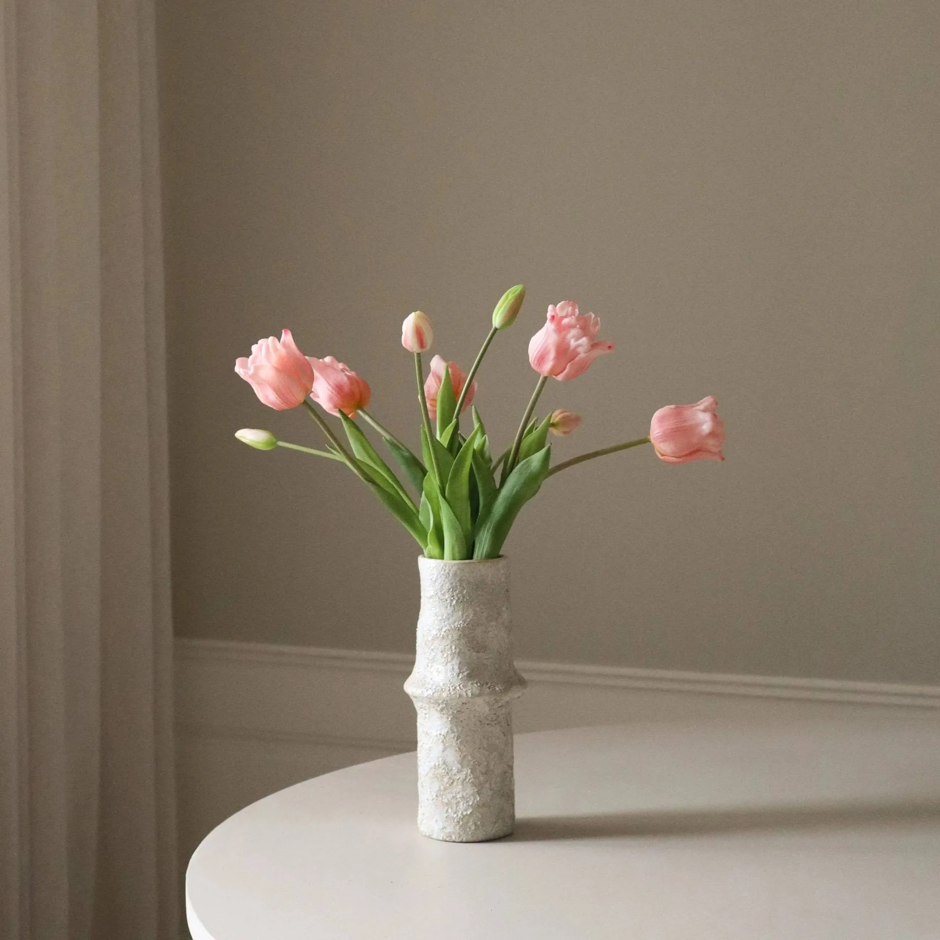 Bukiet sztucznych tulipanów Triumph, Jasnoróżowy, 10 szt. Botané