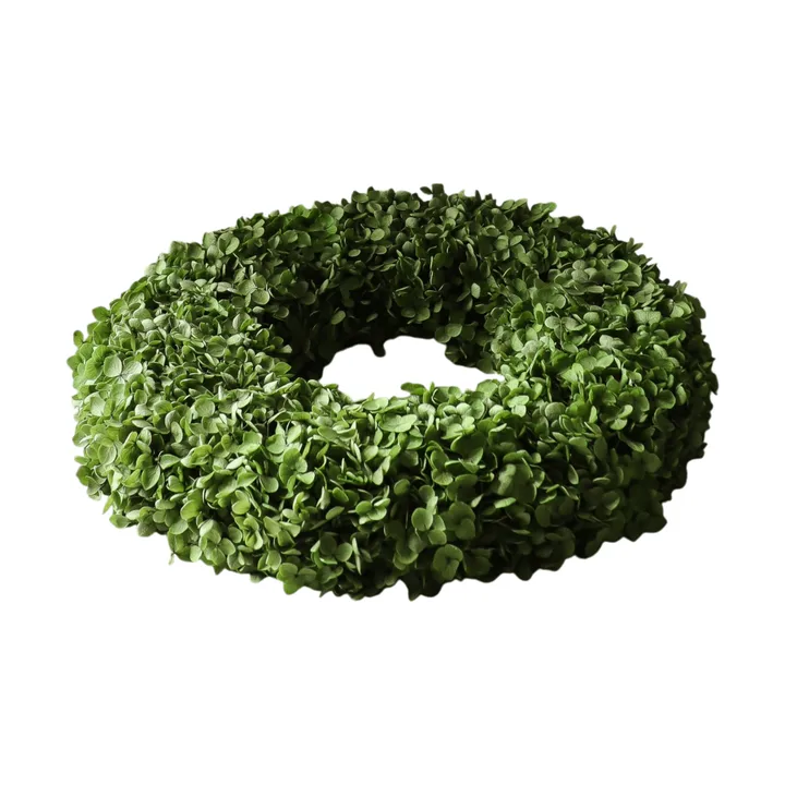 Hortensia Wreath wianek kwiatowy - Green, Ø40 cm - Botané
