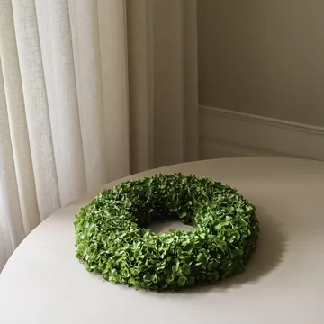 Hortensia Wreath wianek kwiatowy - Green, Ø40 cm - Botané