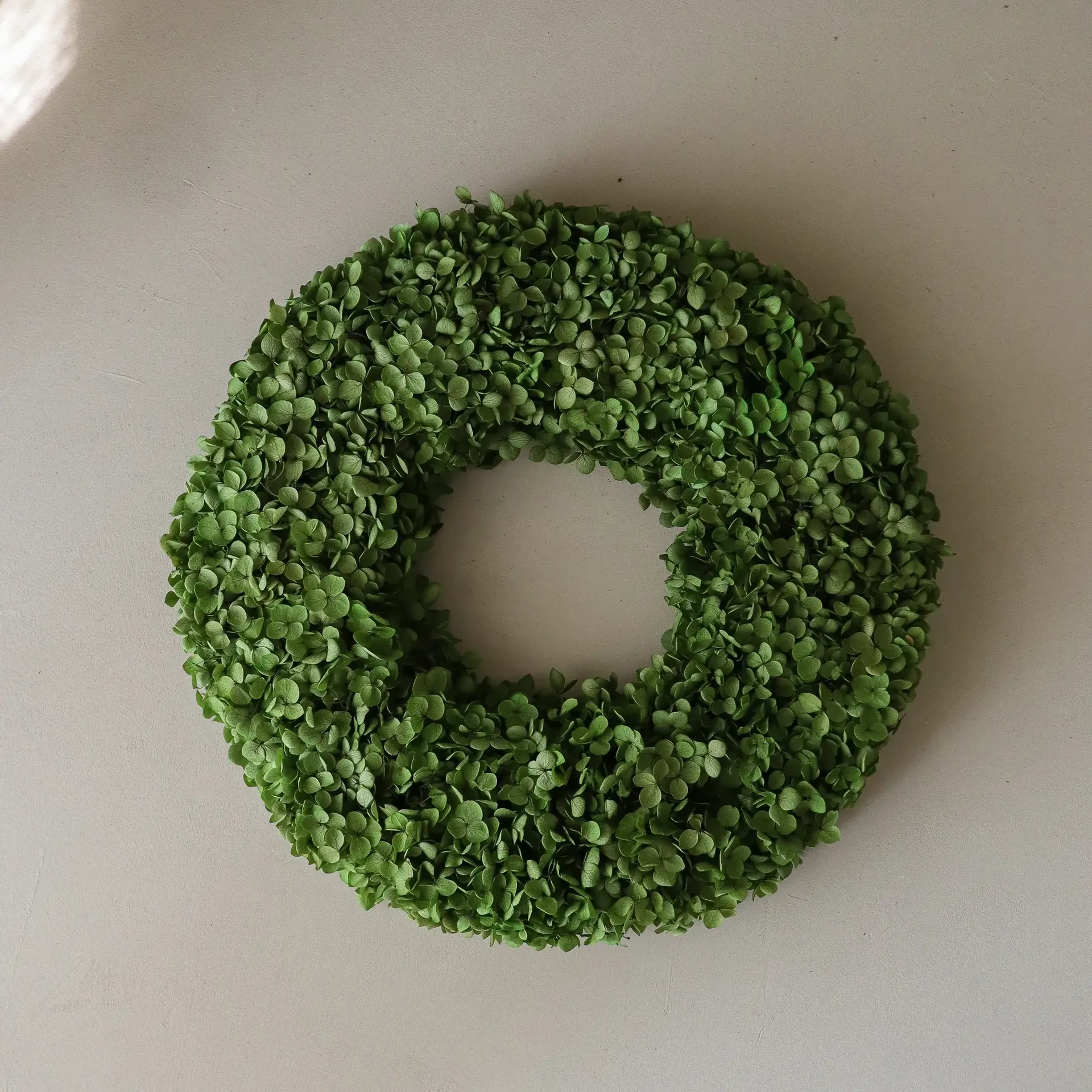 Hortensia Wreath wianek kwiatowy, Green, Ø40 cm Botané