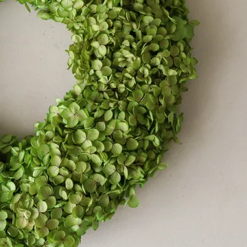 Hortensia Wreath wianek kwiatowy - Light green, Ø40 cm - Botané