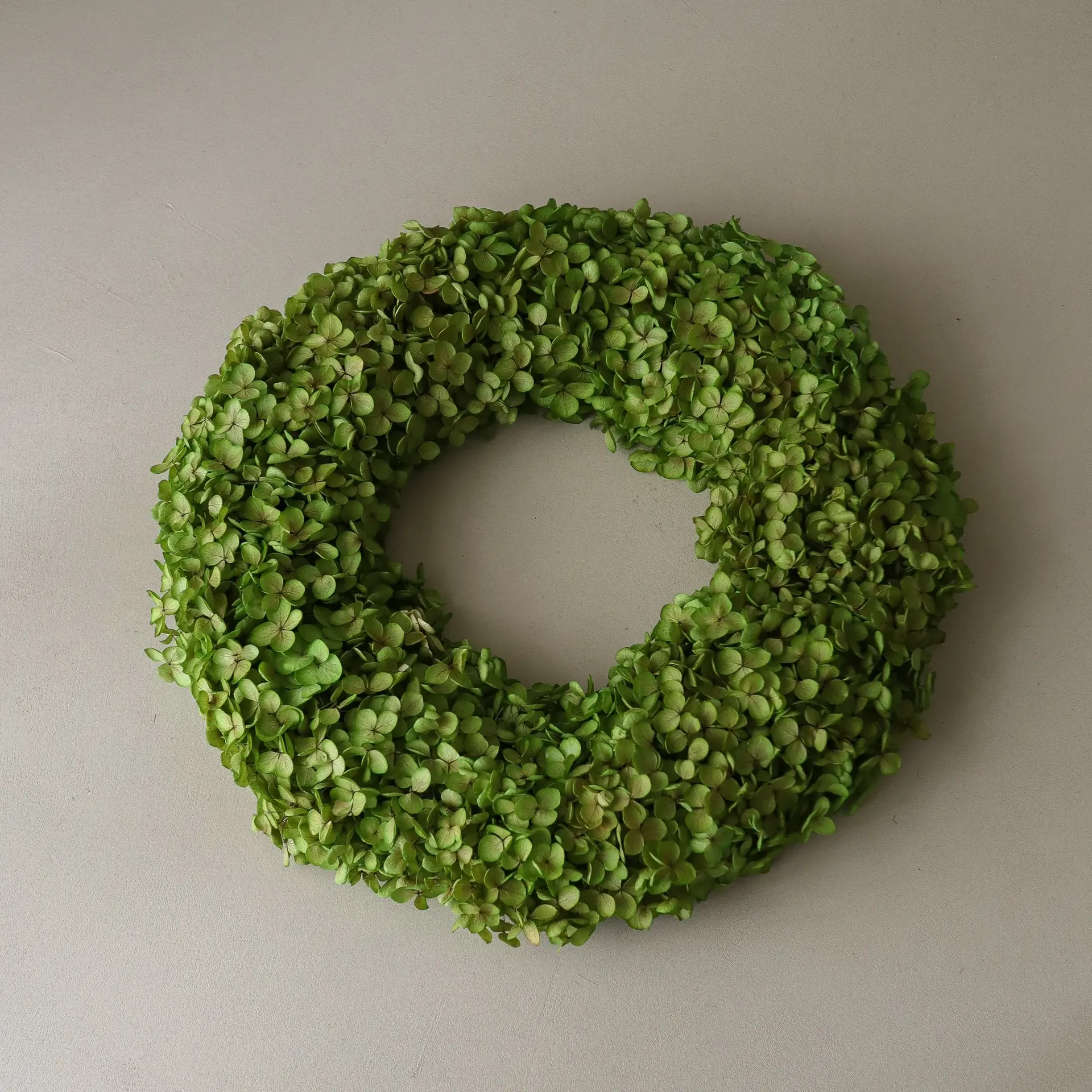 Hortensia Wreath wianek kwiatowy, Light green, Ø40 cm Botané