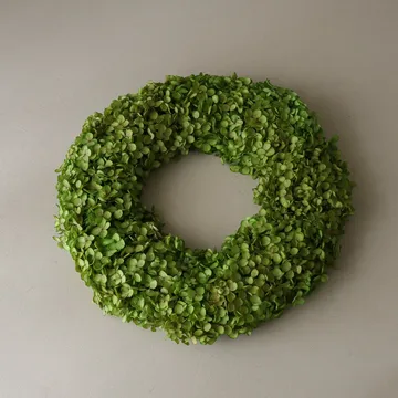 Hortensia Wreath wianek kwiatowy - Light green, Ø40 cm - Botané