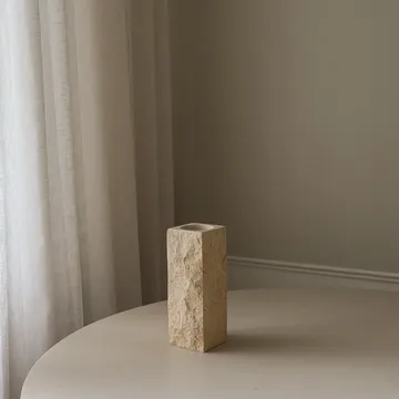 Marmurowy wazon Limestone Edge - Small, 25 cm - Botané