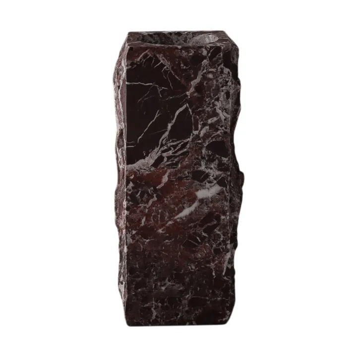Marmurowy wazon Rosso Levanto Edge - Medium, 30 cm - Botané