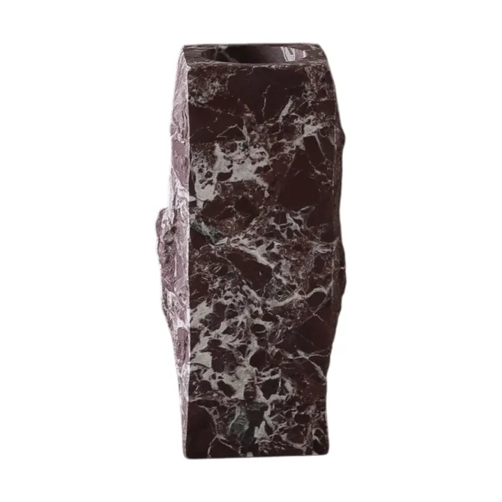 Marmurowy wazon Rosso Levanto Edge - Small, 25 cm - Botané