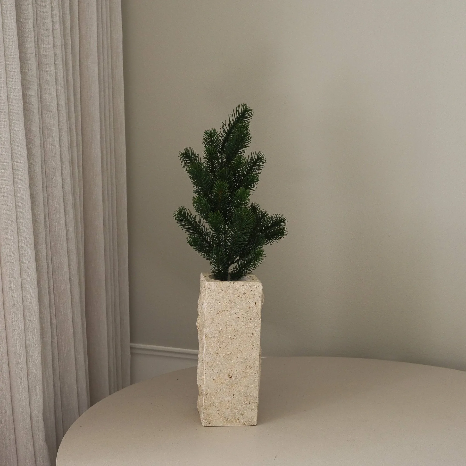 Sztuczna roślina Gałązka sosny, Zielony, 65 cm Botané