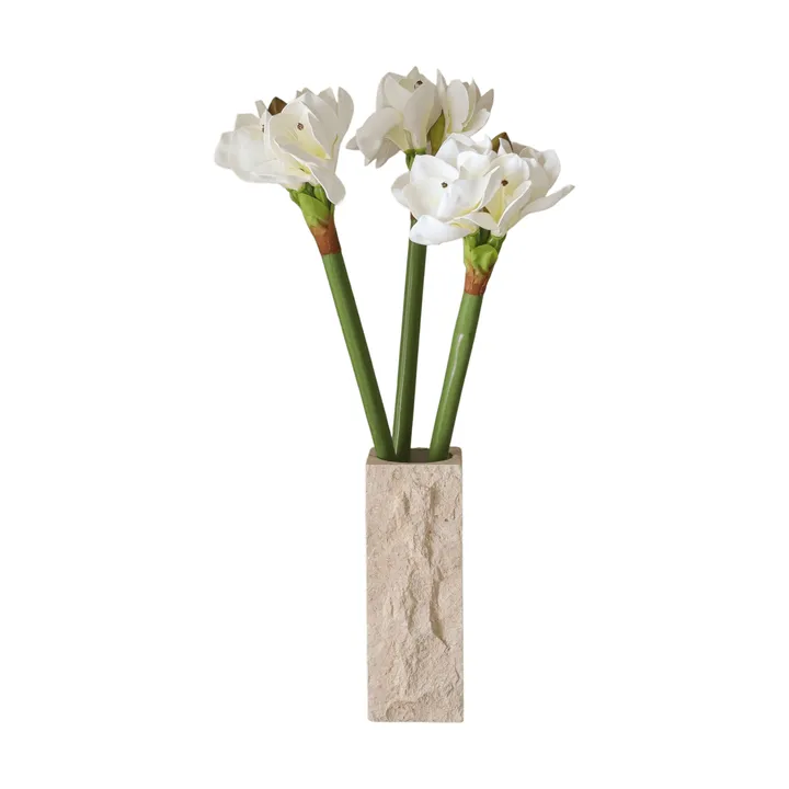 Sztuczny bukiet Amarylis - Biały, 73 cm - Botané
