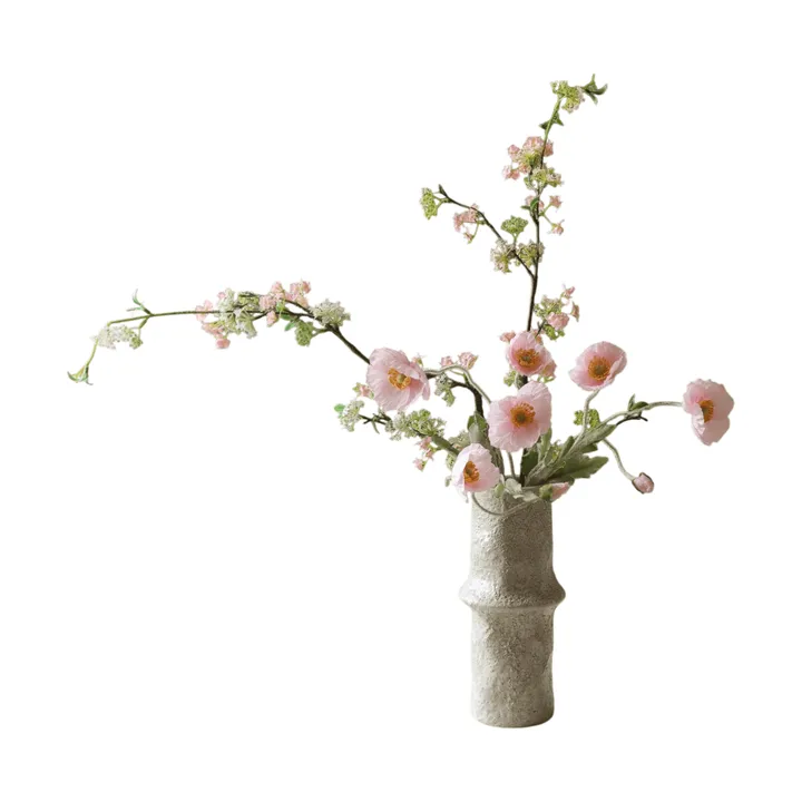 Sztuczny bukiet Blossom Veil - Mak, śnieżnobiały - Botané