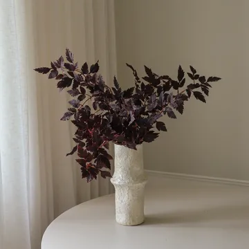 Sztuczny bukiet Burgundy Plum Leaves - Red, 85 cm, 1 szt. - Botané