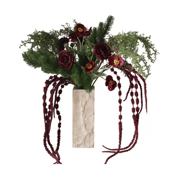 Sztuczny bukiet Burnt Bloom - Jaskier, maki, czosnek ozdobny, amarantus, 90 cm - Botané