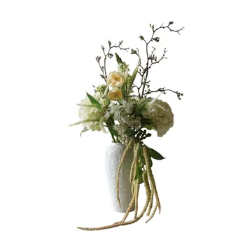 Sztuczny bukiet Ivory Cascade - Gałązka śnieguliczki-gałązka wiśni-mak-hortensja, 13 szt. - Botané
