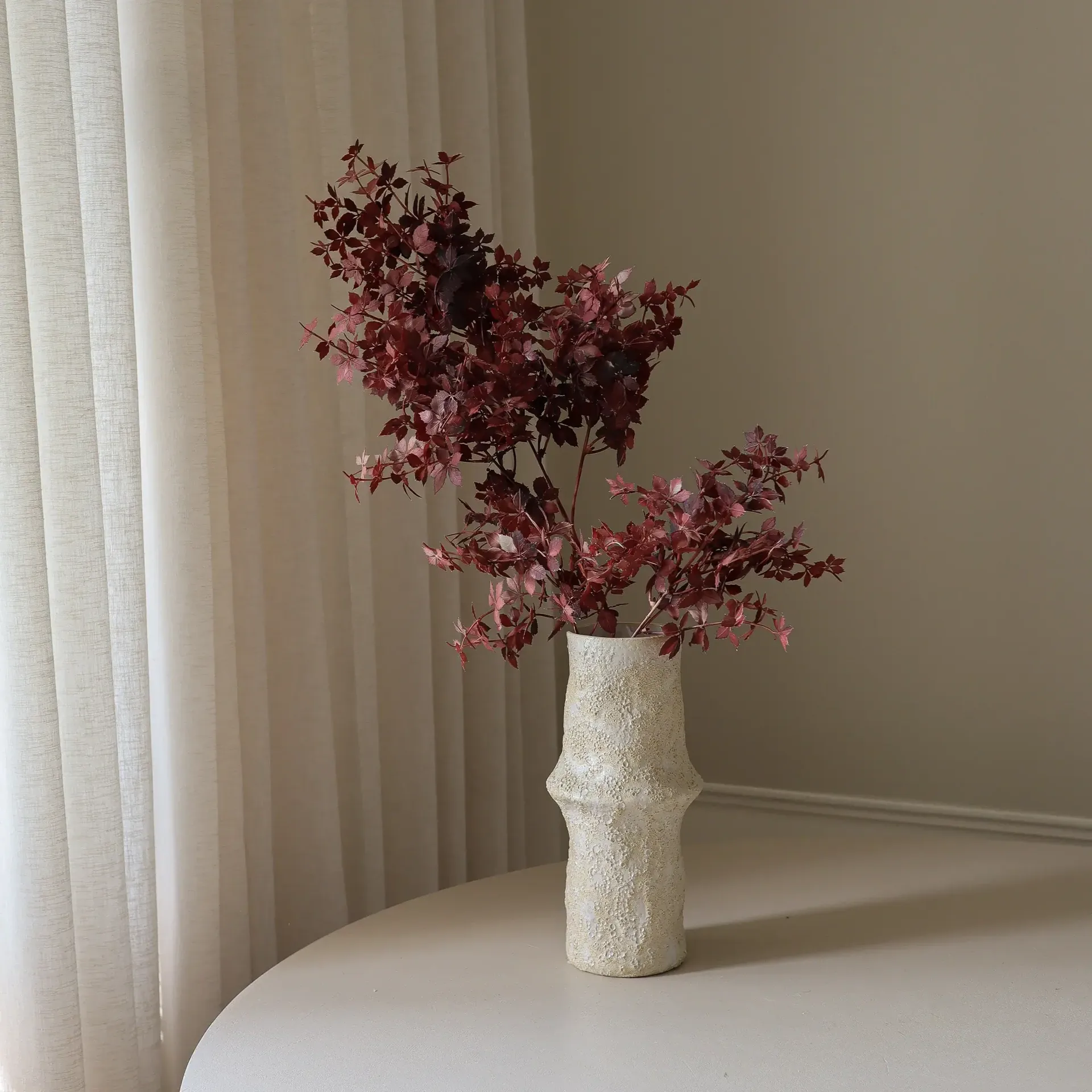 Sztuczny bukiet Maple Branch, Burgundy, 107 cm, 1 szt. Botané