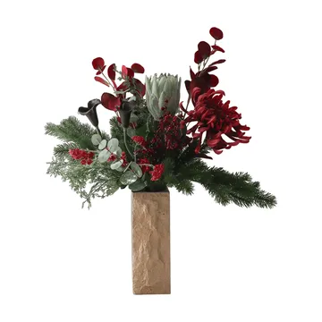 Sztuczny bukiet Wild Winter - Protea, chryzantema igiełkowa, kalla, eukaliptus, 84 cm - Botané