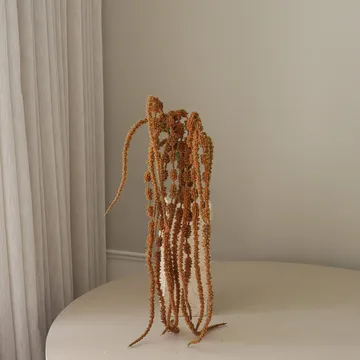 Sztuczny kwiat Amarantus wiszący - Brązowy, 112 cm - Botané