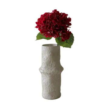 Sztuczny kwiat hortensji - Red, 51 cm, 1 szt. - Botané