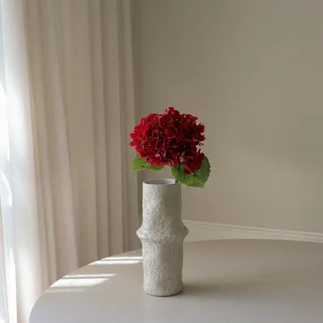 Sztuczny kwiat hortensji - Red, 51 cm, 1 szt. - Botané