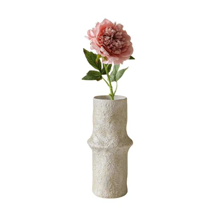 Sztuczny kwiat piwonii - Dusty pink, 56 cm, 1 szt. - Botané
