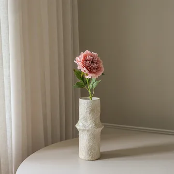 Sztuczny kwiat piwonii - Dusty pink, 56 cm, 1 szt. - Botané