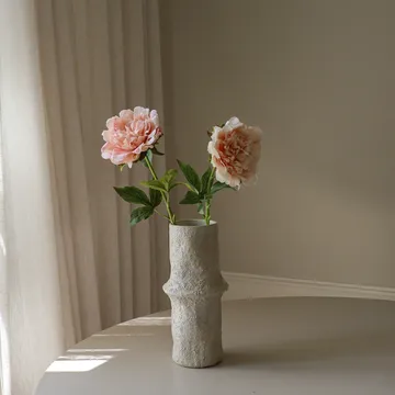Sztuczny kwiat piwonii - Light pink, 56 cm, 1 szt. - Botané