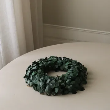 Wianek Eucalyptus Wreath - Green, Ø40 cm - Botané