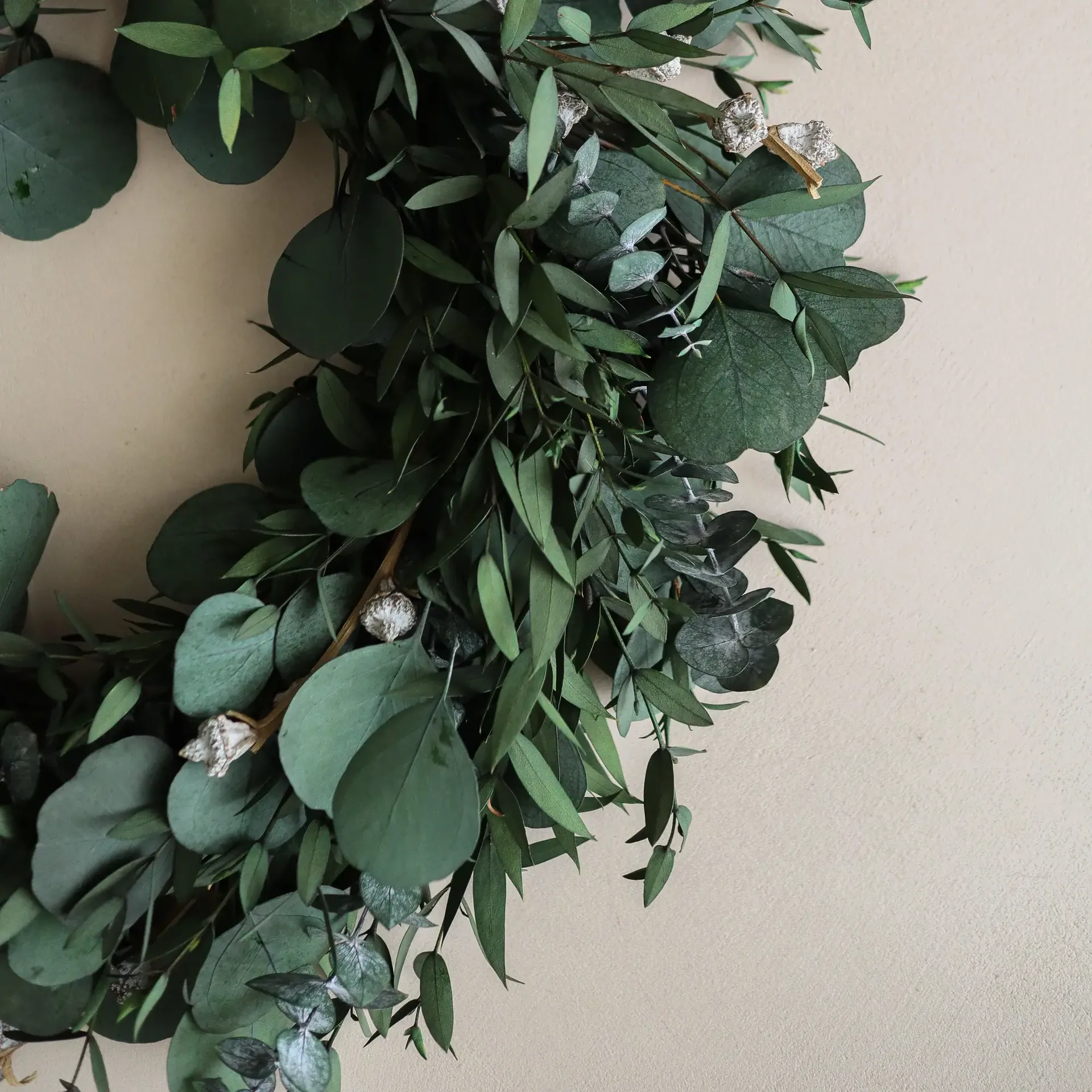Wianek Eucalyptus Wreath, Green mixed, Ø40 cm Botané