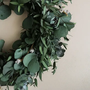 Wianek Eucalyptus Wreath - Green mixed, Ø40 cm - Botané