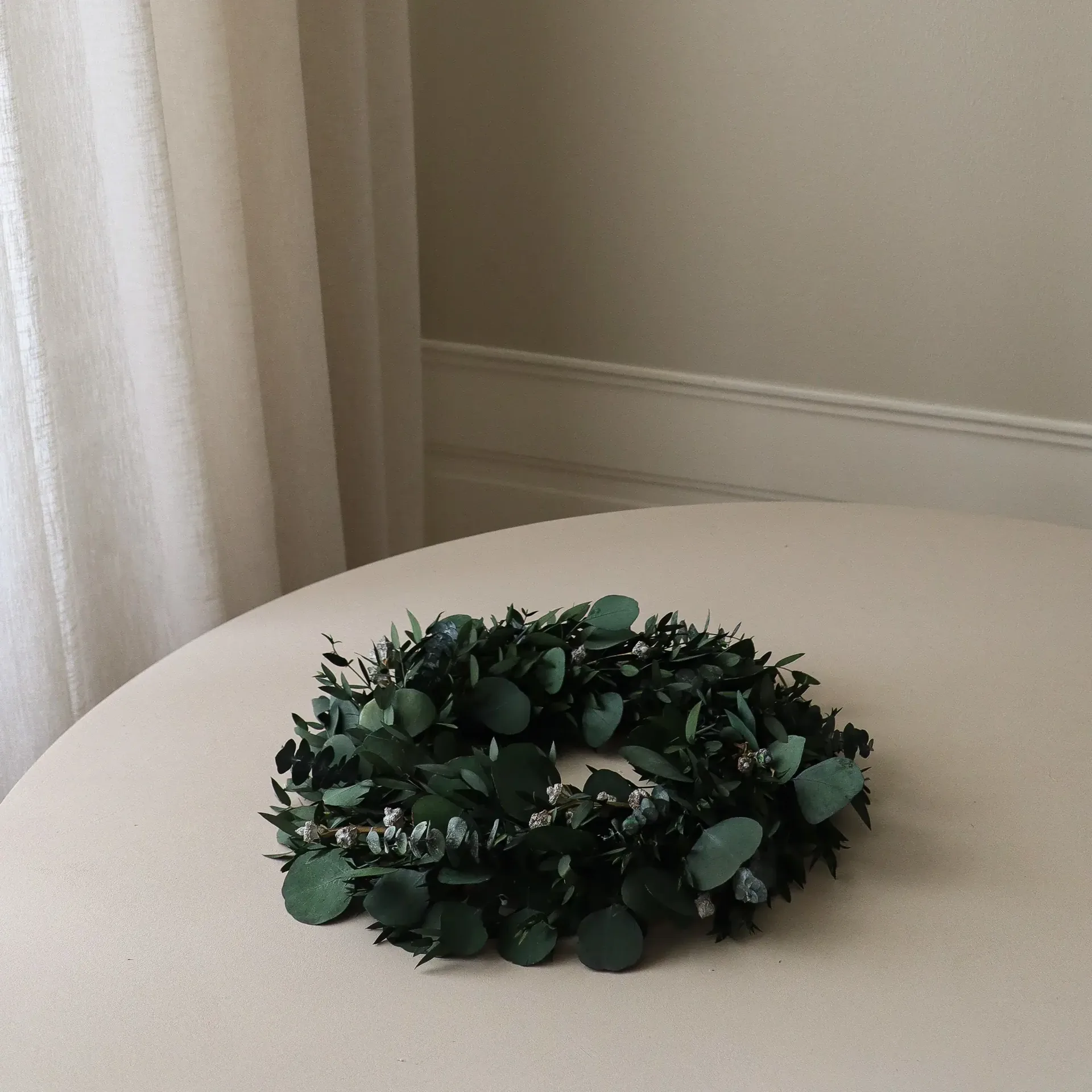 Wianek Eucalyptus Wreath, Green mixed, Ø40 cm Botané