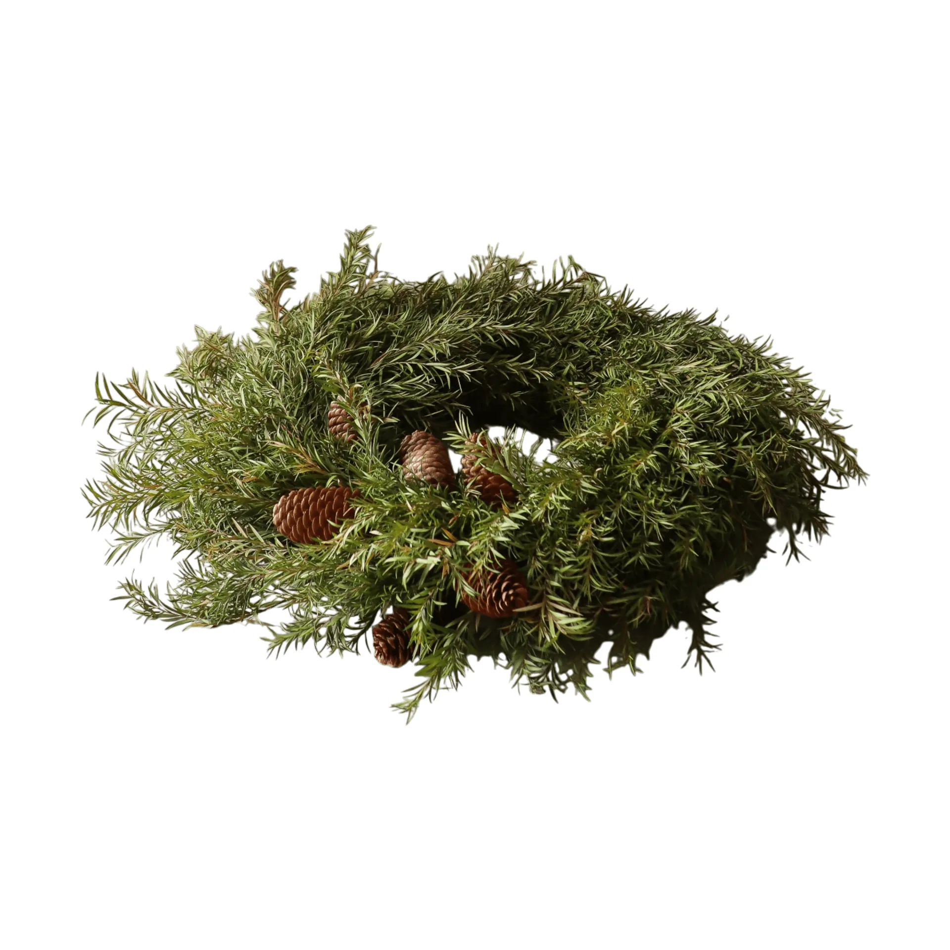 Wianek Evergreen Pine Wreath, Gałązki świerkowe, Ø40 cm Botané