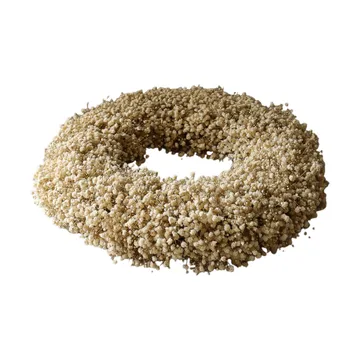 Wianek kwiatowy Brudslöja Wreath - Yellow, Ø40 cm - Botané