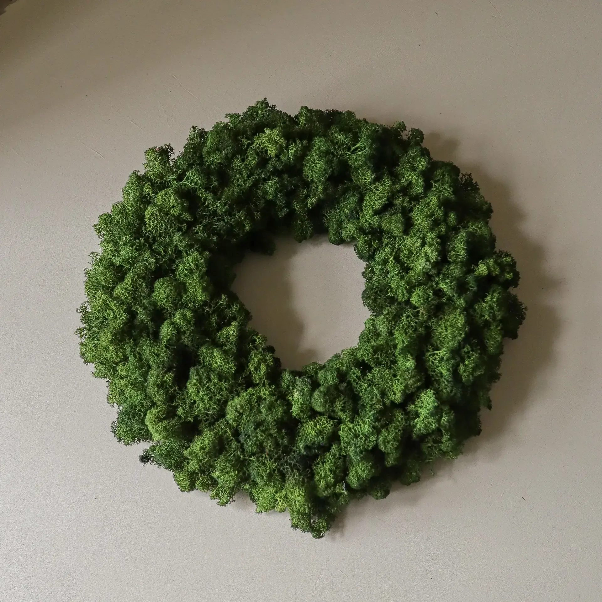 Wianek z mchu Moss Wreath, Green, Ø40 cm Botané