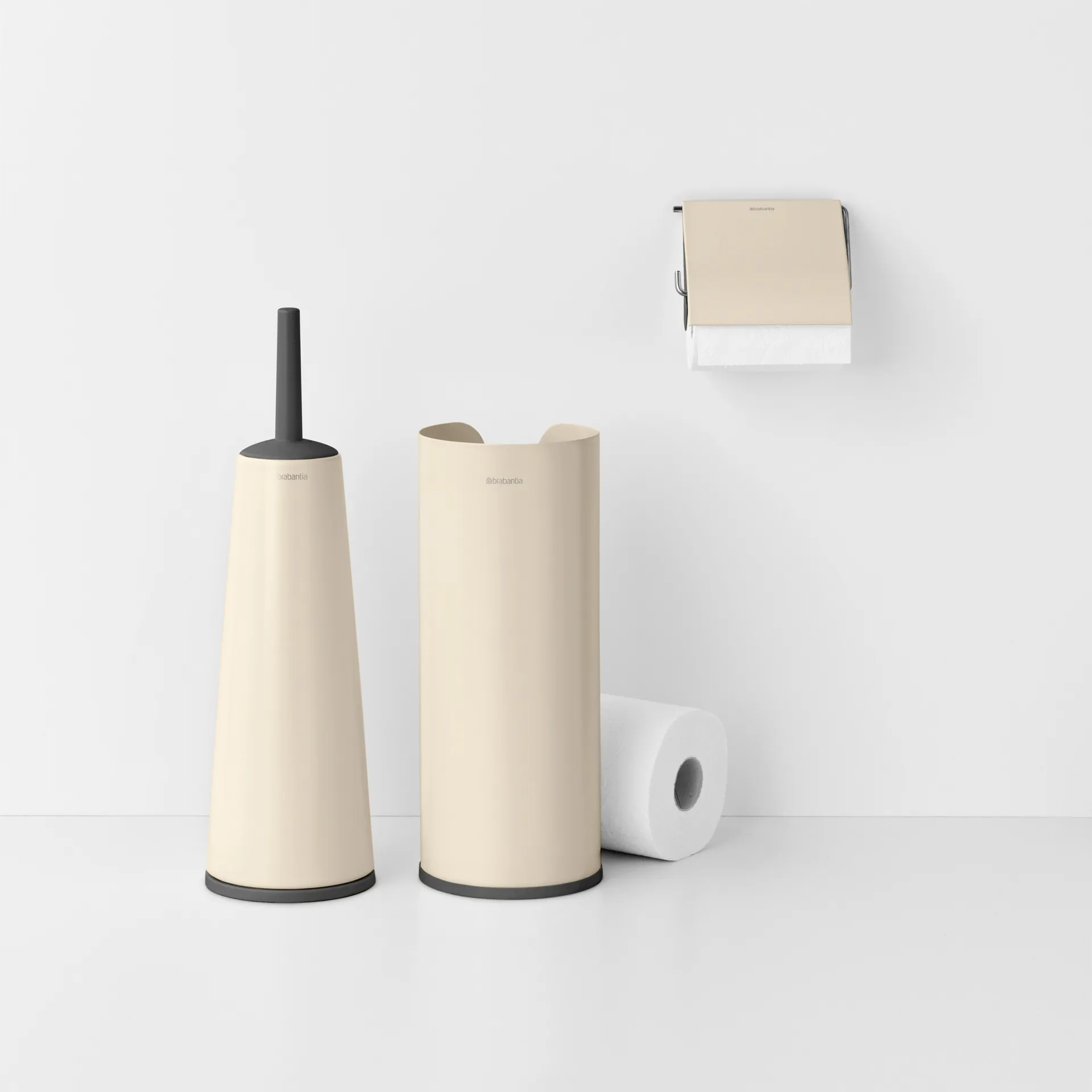 Akcesoria łazienkowe Brabantia ReNew 3 części, Soft Beige Brabantia