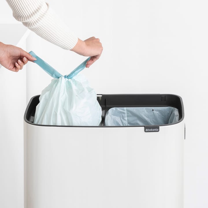 Bo kosz dotykowy wysoki 2x30 L, Biały Brabantia