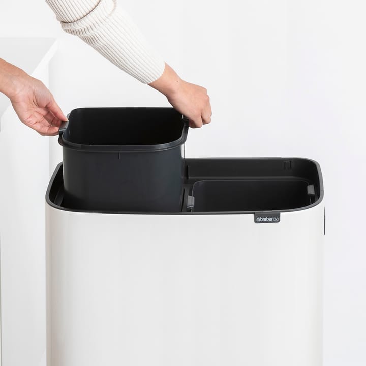 Bo kosz dotykowy wysoki 2x30 L, Biały Brabantia