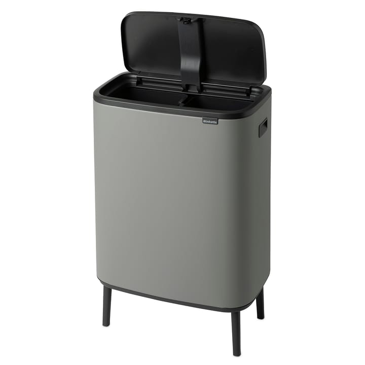 Bo kosz dotykowy wysoki 2x30 L - Mineral concrete grey - Brabantia