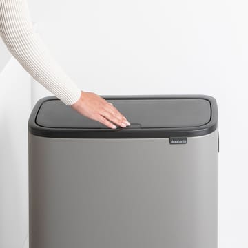 Bo kosz dotykowy wysoki 2x30 L - Mineral concrete grey - Brabantia