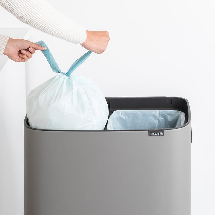 Bo kosz dotykowy wysoki 2x30 L, Mineral concrete grey Brabantia
