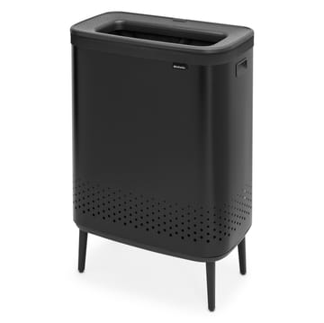 Bo kosz na pranie wysoki 2x45 L - Matowa czerń - Brabantia