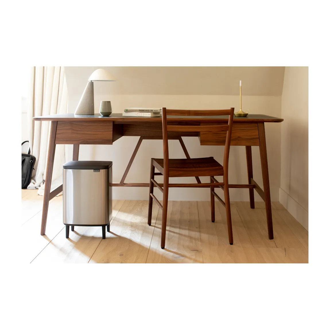 Bo kosz na śmieci wysoki 12 L, Stal szczotkowana matowa Brabantia