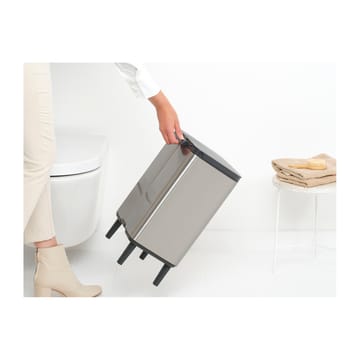 Bo kosz na śmieci wysoki 12 L - Stal szczotkowana matowa - Brabantia