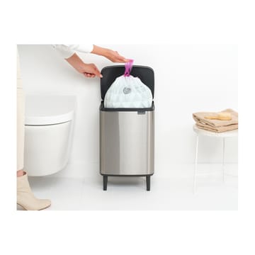 Bo kosz na śmieci wysoki 12 L - Stal szczotkowana matowa - Brabantia