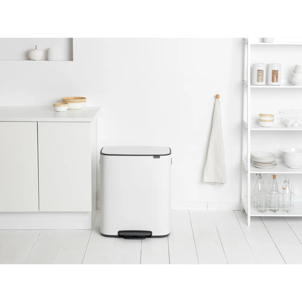 Bo kosz pedałowy 2x30 l, Biały Brabantia