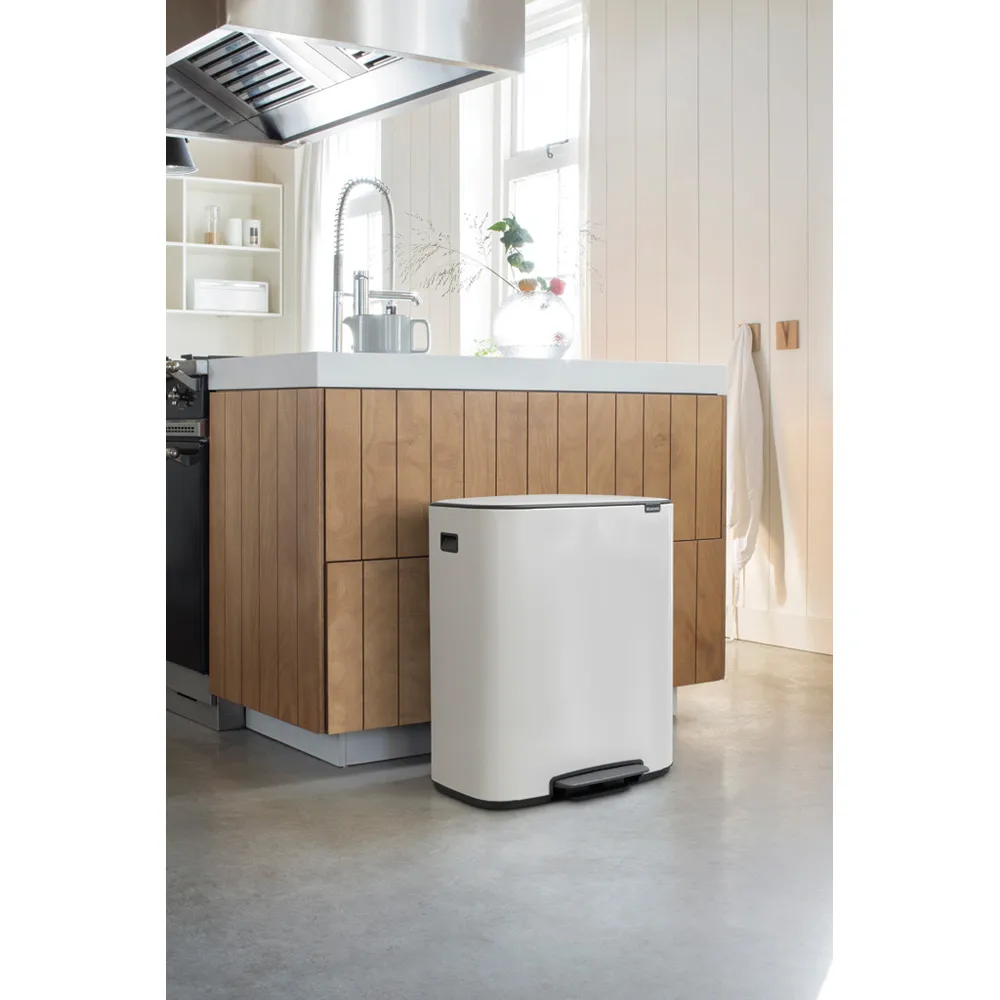 Bo kosz pedałowy 2x30 l, Biały Brabantia