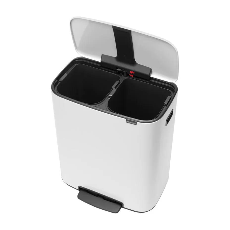 Bo kosz pedałowy 2x30 l, Biały Brabantia