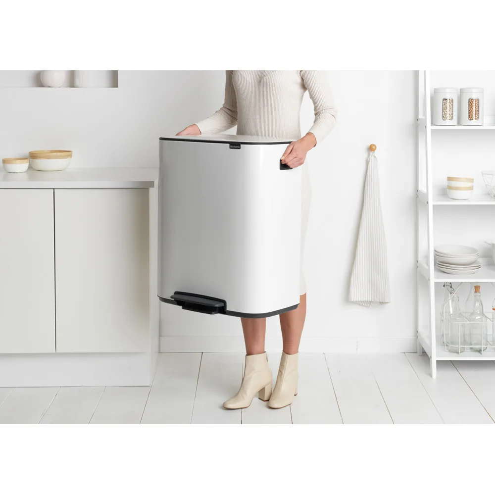 Bo kosz pedałowy 2x30 l, Biały Brabantia