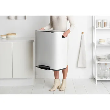 Bo kosz pedałowy 2x30 l - Biały - Brabantia