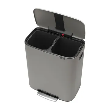 Bo kosz pedałowy 2x30 l - Mineral concrete grey - Brabantia