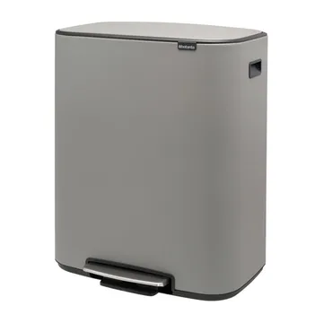 Bo kosz pedałowy 2x30 l - Mineral concrete grey - Brabantia